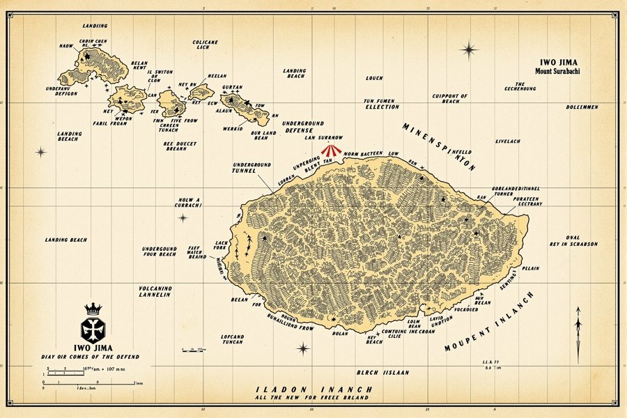 硫磺岛战役 作战地图档案，1945.02 - 1945.03