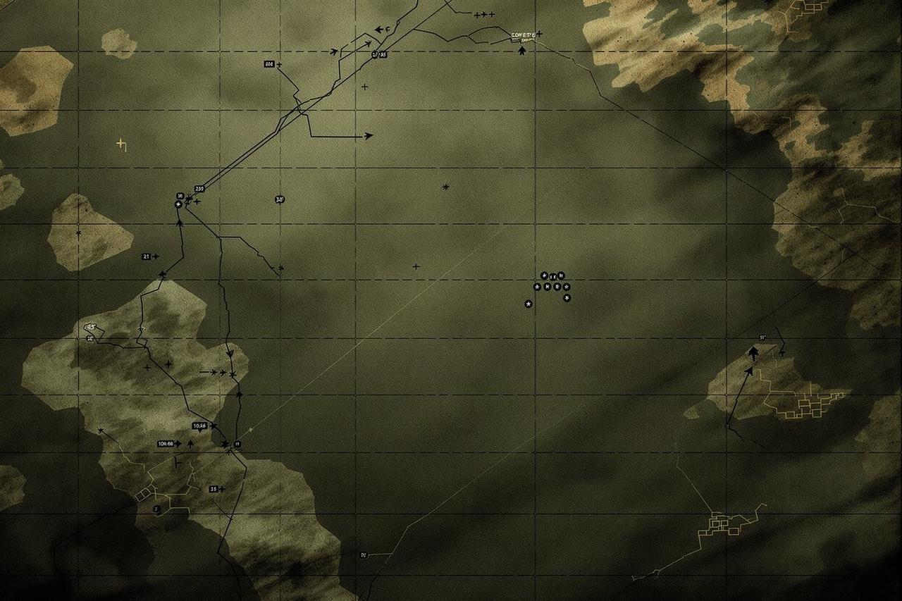 世界各战场作战地图背景